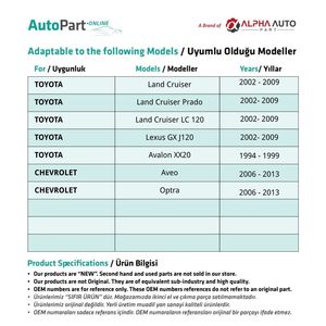 Eje de cilindro de bloqueo del eje de encendido para Chevrolet Aveo-Optra - Product Image 2