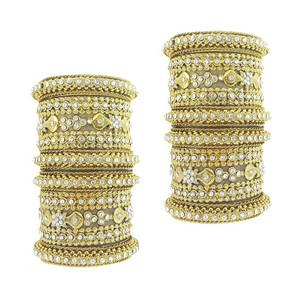 Factory Rates Good Quality Hand Crafted Wedding Chudiyan <b>Sets</b> Women Bridal Bangles Wedding <b>Sets</b> at Low MOQ - Product Image 3