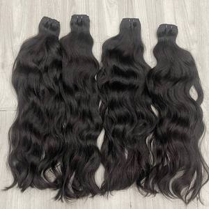 Extensiones de Cabello Humano Vietnamita Virgen de Primera Calidad, Ondulado Natural, Doble Trama, Sin Procesar - Product Image 1
