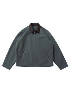 Chaqueta Varsity de Hombre, Estilo Urbano, 100% Algodón, Cuello Sólido, Cierre de Botones de Cuerno, Invierno, Fabricante Americano - Product Image 3