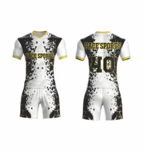 Venta al por mayor personalizado hombres fútbol Jersey transpirable secado rápido personalizado sublimación Logo nombre impresión barato fútbol uniforme Stock - Product Image 2