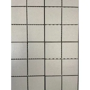 Vainilla francesa 100 SQFT Remodelación Cerámica CI25 3 7/8 \ "X 3 3/8 \" Azulejo texturizado para pisos y paredes al aire libre 5mm de espesor" - Product Image 1