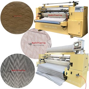 Huaen pleating Máy ZJ-316D 1600mm thông minh plissado mới 100 m/h tốc độ Polyester Vải tuyn - Product Image 1
