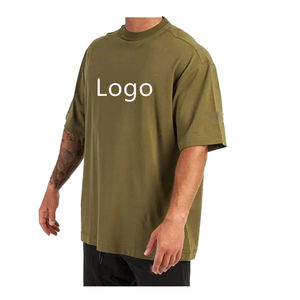 Nurak 2025, venta al por mayor, camisetas de gimnasio para hombres, ropa de calle de gran tamaño lavada con ácido de algodón 100% de alta calidad con logotipo personalizado - Product Image 3