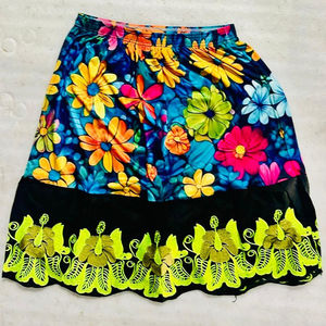 <b>Elastic</b> <b>Waist</b> New European American Style Embroidery Size Mid-High <b>Waist</b> Pleated <b>Skirt</b> Beautiful <b>Skirt</b> for Women - Product Image 5