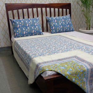 Nouvelle tendance couverture couette fabricant indien main bloc imprimé doux coton Voile double taille Dohar à vendre - Product Image 5