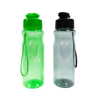 Bouteille d'eau en plastique PET pour boisson de sport réutilisable avec logo personnalisé cadeaux souvenirs en vrac