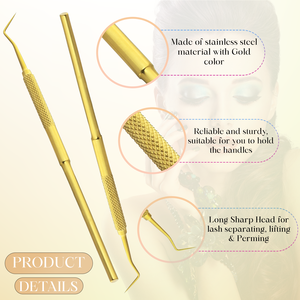 Outil de peigne de levage de cils Outil de séparation de permanente de cils Teinte de cils Outils de curling Flexible pour toutes les formes d'oeil Extensions de cils pince à épiler - Product Image 5