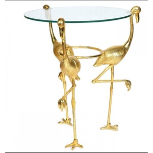 โต๊ะกาแฟโลหะอลูมิเนียมสำหรับบ้านไร่สวนร้านอาหารโต๊ะทองเหลืองขนาดใหญ่ตกแต่งด้วยทองเหลือง - Product Image 4