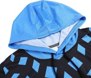 <b>Men's</b> Sublimation <b>Short</b> <b>Sleeve</b> <b>Hoodies</b> Dry Fit Lightweight Soft Hooded T-Shirt Athletic Pullover Tops Sublimated <b>Hoodies</b> - Product Image 3