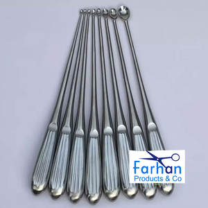 Juego de curetas de hueso Volkmann de 9 piezas de instrumentos quirúrgicos ortopédicos - Product Image 2