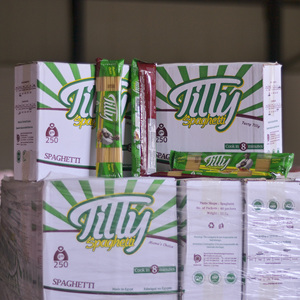Meilleur prix Pâtes égyptiennes de haute qualité Tilly Spaghetti 250gm Forme spéciale Durée de conservation de 18 mois Cuit instantanément Sac séché Boîte - Product Image 5