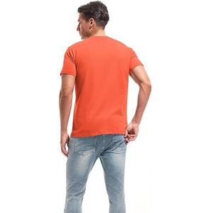 เสื้อยืดคอกลมแขนสั้นลำลองสำหรับผู้ชาย, สินค้ามาใหม่เสื้อยืดคอกลมไหล่ไหล่คอตตอน100% สีพื้นจากบังคลาเทศ - Product Image 3