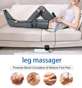 تسخين كهربائي ضغط الهواء مدلك الساق مع الدورة الدموية العلاج الطبيعي الضغط للفخذ والساق - Product Image 5