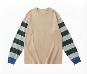Sudadera de Hombre con Logotipo Bordado Personalizado, Cuello Redondo, Nueva Colección de Invierno, Color Sólido, Mangas Largas, Ligera - Product Image 1