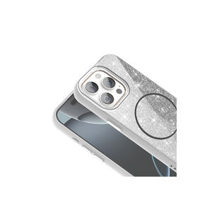 Étui brillant SENK série Okso pour iPhone 15 Pro compatible MagSafe, coque en silicone de luxe dorée pour iPhone Pro pour iPhone - Product Image 5