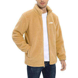 Veste en polaire pour homme tendance Doublure en coton Col montant Logo avant Hiver Décontracté Extérieur Séchage rapide Respirant Tissu doux et chaud - Product Image 2