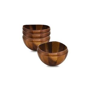 Bol à soupe en bois au design moderne avec 2 cuillères, qualité supérieure, idéal pour servir des dattes, best-seller - Product Image 6