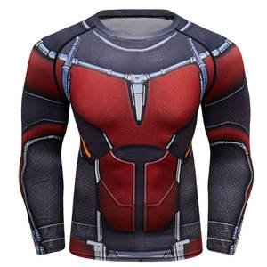 Camiseta de Compresión Personalizada para Hombre, Camiseta Deportiva para Gimnasio, Fitness, Rashguard, Ropa Deportiva, Top de Entrenamiento, Precio Accesible - Product Image 4