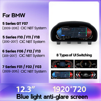 Système LINUX NaviFly, écran LCD numérique de tableau de bord de voiture de 12 pouces, compteur de vitesse pour BMW F10 F11 F18 F06 F12 F13 F01 F02 F03 avec CP