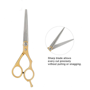 Ciseaux de coupe de cheveux personnalisés bord de rasoir lisse dernière meilleure vente ciseaux de coiffeur professionnel - Product Image 4