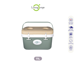 SB Tech 11L Insulated Cooler Box With Built-in Cup Holder Rectangle Modern Style Thermal Picnic Storage - Product Image 6