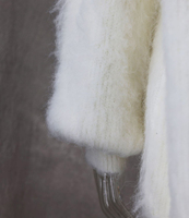 Pull en mohair sur mesure pour femme, col rond, 240g, respirant, écologique, anti-boulochage, haute qualité, pour automne-hiver