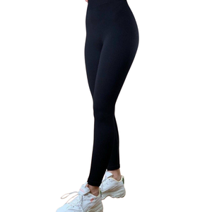 Trendy Casual Breathable Mid Waist Fashion <b>Leggings</b> Wholesale Yoga Wear Organic Cotton Bamboo Fiber Soft Stretch Eco Friendly - Product Image 3