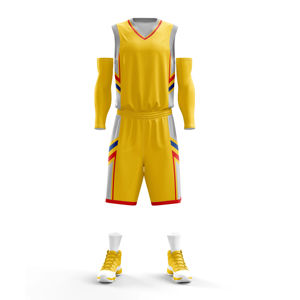 Diseño personalizado, uniformes de baloncesto para adultos, nuevo estilo, poliéster transpirable, ropa deportiva, baloncesto sublimado, logotipo personalizado - Product Image 1