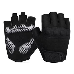 Meilleure vente de gants de cyclisme de haute qualité au design personnalisé avec maille en polyester Logo personnalisé à séchage rapide pour l'extérieur Usine directe - Product Image 1