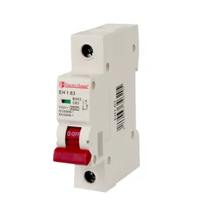 Miniature Circuit Breaker MCB 1P 2P 3P 63A 4.5kA For Overload Protection C63 Mini Circuit Breaker