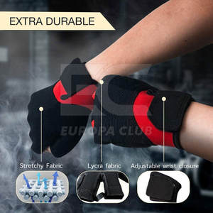 Guantes de Piel para Levantamiento de Pesas Más Vendidos, Guantes de Entrenamiento con Logotipo Personalizado - Product Image 4