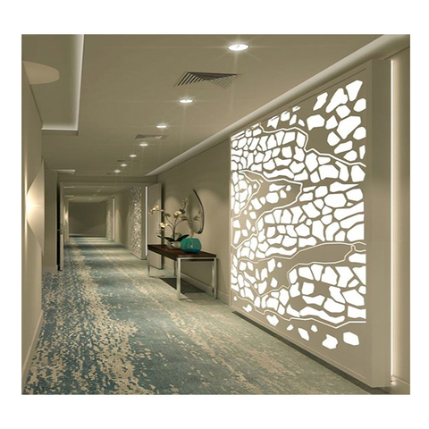 Custom laser cut metal panel for walls, and exterior applications ...