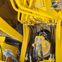 Excavatrice sur chenilles Komatsu PC450 de 45 tonnes, grande pelle minier lourde avec moteur SAA6D125E5, excavatrice de construction japonaise d'occasion