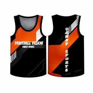 Paintball Customize Unisex Paintball Jersey Soft Breathable Machining Technology Tank High Quality - Product Image 6