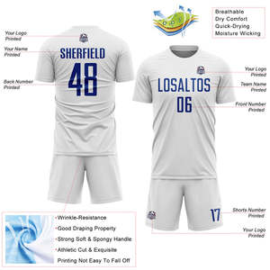 Uniformes de fútbol para juego activo usando tela que absorbe la humedad, ajuste cómodo, costuras confiables y ropa ligera y transpirable - Product Image 5
