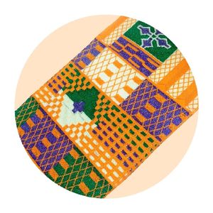 Tissu tissé Jacquard traditionnel exclusif en coton 100% coton Design ethnique Serviette pour la mode et les vêtements traditionnels - Product Image 1