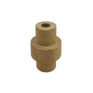 Bougeoir en bois de style américain fait à la main sur mesure porte-pilier décoratif de table couleur marron pour décoration de Noël - Product Image 5