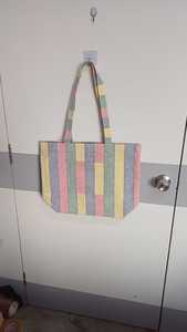 100% sac fourre-tout en toile de coton naturel sac à provisions réutilisable écologique de qualité supérieure avec de longues poignées robustes durables durables - Product Image 2