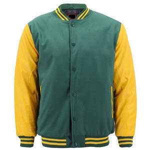 Veste de baseball varsity en toile d'hiver pour homme, sur mesure, à capuche, matelassée, doublure en coton, fabriquée au Pakistan - Product Image 1