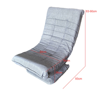 Chaise de sol pivotante et pliable à 3 positions, capacité de 265 lb, couleur grise, idéale pour le jeu, la lecture et la télévision – Grande vente en Europe