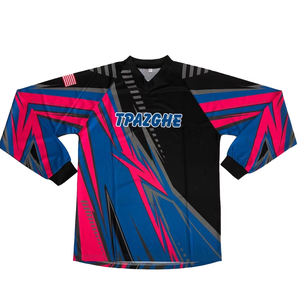 Ropa de Motociclismo y Automovilismo de Secado Rápido con Sublimación Personalizada, 100% Poliéster, Jersey de Carreras de Sublimación Personalizada de Alta Calidad - Product Image 1