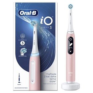 Brosse à dents électrique Oral B iO Series 3 édition limitée de haute qualité avec têtes, nettoyage ultime, soin doux, capteur de pression - Product Image 3