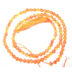 ลูกปัดพลอยเจียระไนสีส้มคาร์เนเลี่ยนหินหลวมวัสดุทำเครื่องประดับ - Product Image 1