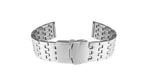 Bracelet de montre GD475 unisexe de luxe en acier inoxydable argenté, respirant, résistant à l'eau, avec logo personnalisé, durable, 20-22 mm, doux et léger, intelligent - Product Image 3