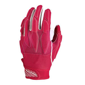 Gants de football américain en cuir de haute qualité et durables avec paume à forte adhérence pour une prise fiable, design léger et respirant - Product Image 2