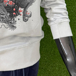 Sweat-shirt à capuche pour homme, 100% coton mélangé, fermeture éclair, mode gym, vente en gros - Product Image 4