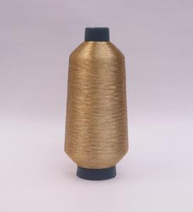 Hilo de bordado de poliéster 100% LC 101 metálico de alta tenacidad Jari Kasab, hilo de tejer elegante con estilo de tinte para coser - Product Image 2