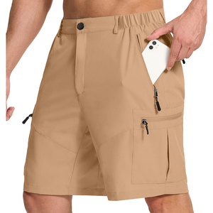 Short de course en nylon spandex short cargo motif solide travail Quik Dry meilleure qualité pantalon personnalisé pour hommes service de gros OEM - Product Image 1