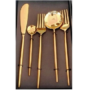 Wholesale Brass Cutlery Server <b>Spoon</b> Set of 5 Piece Dinner <b>Spoon</b> Wedding American Style - Product Image 5